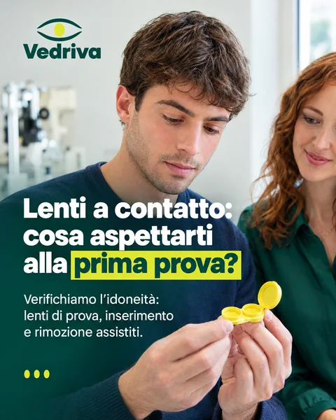 Vedriva, centro oculistico: Lenti a contatto: cosa aspettarti alla prima prova?